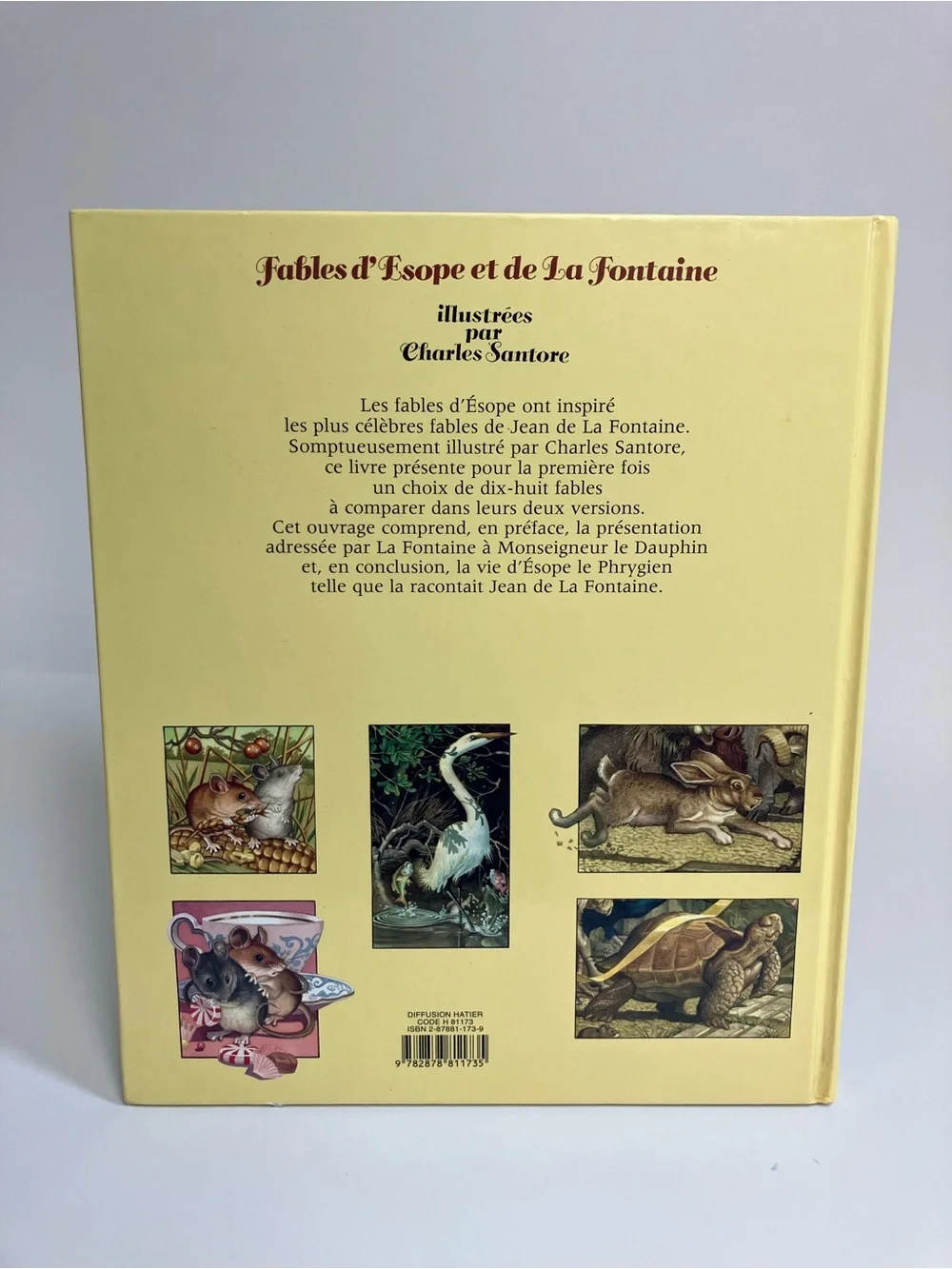 Livre vintage Fables d'Esope et de La Fontaine Charles Santore 1995 Littérature - Picture 3 of 17
